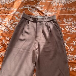 Abercrombie & Fitch Brown Wide Leg Pants